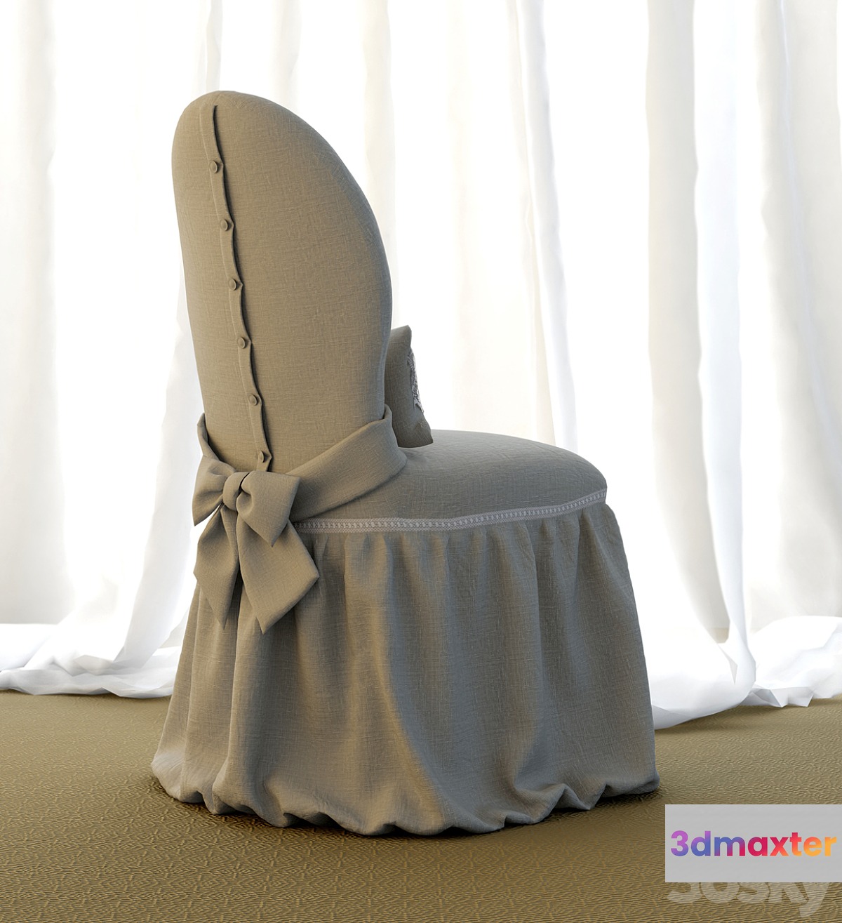 cover for chair 3D Max