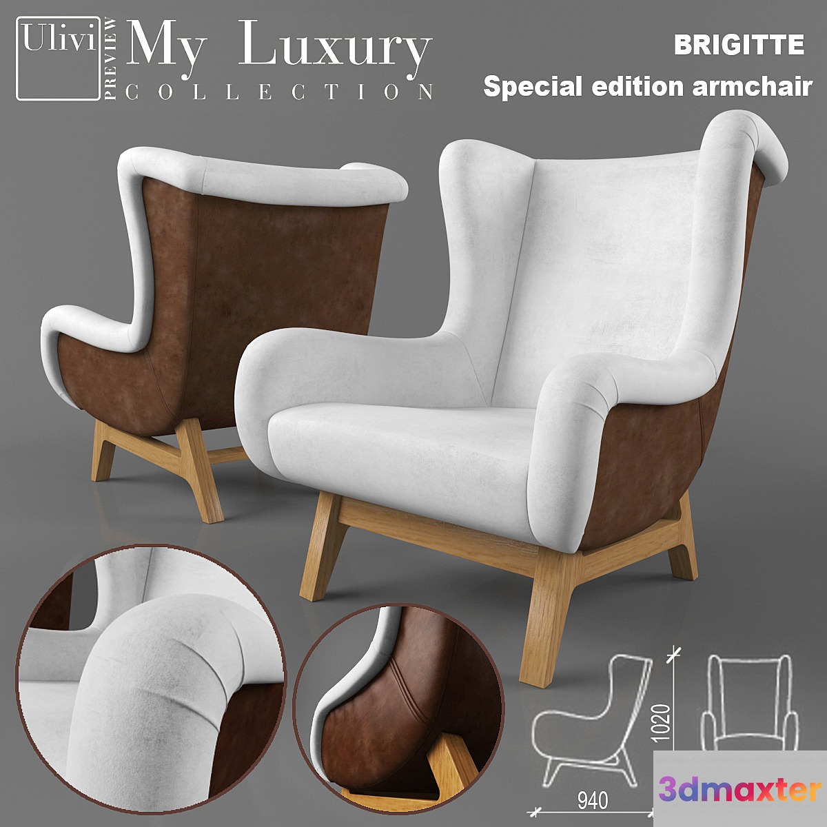Ulivi Salotti - Brigitte 3D Max