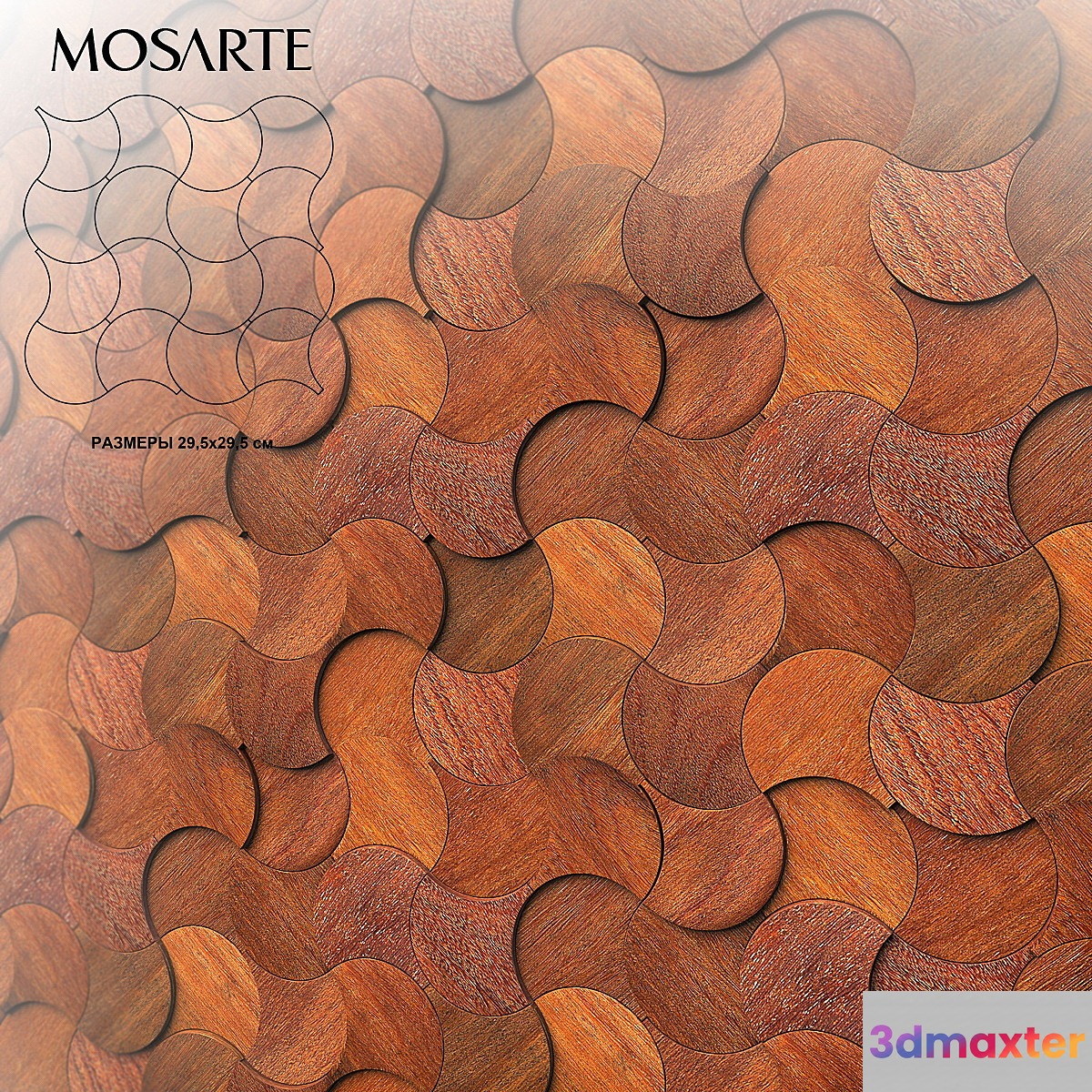 Mosarte PAMPULHA P LEGNO 3D Max