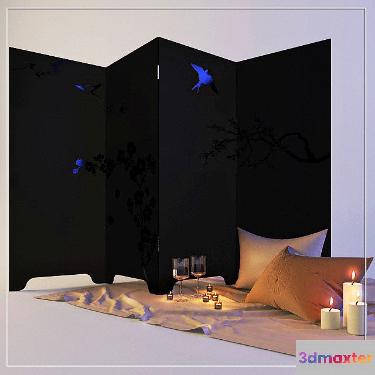 Decorative set 3D Max