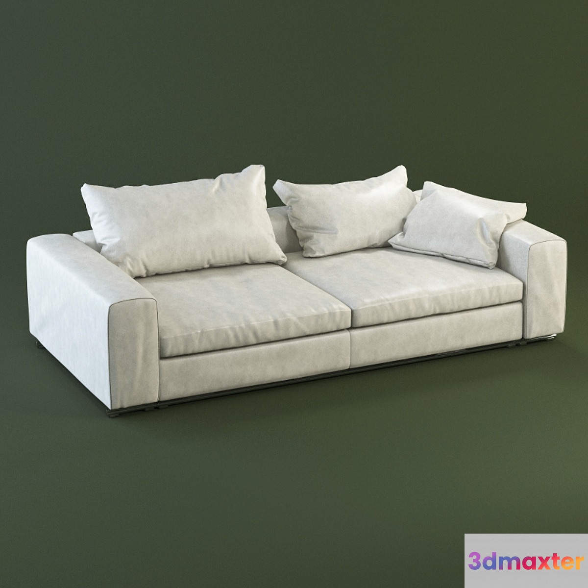 FLEXFORM Groundpiece sofa 2-seater - No.2 3D Max