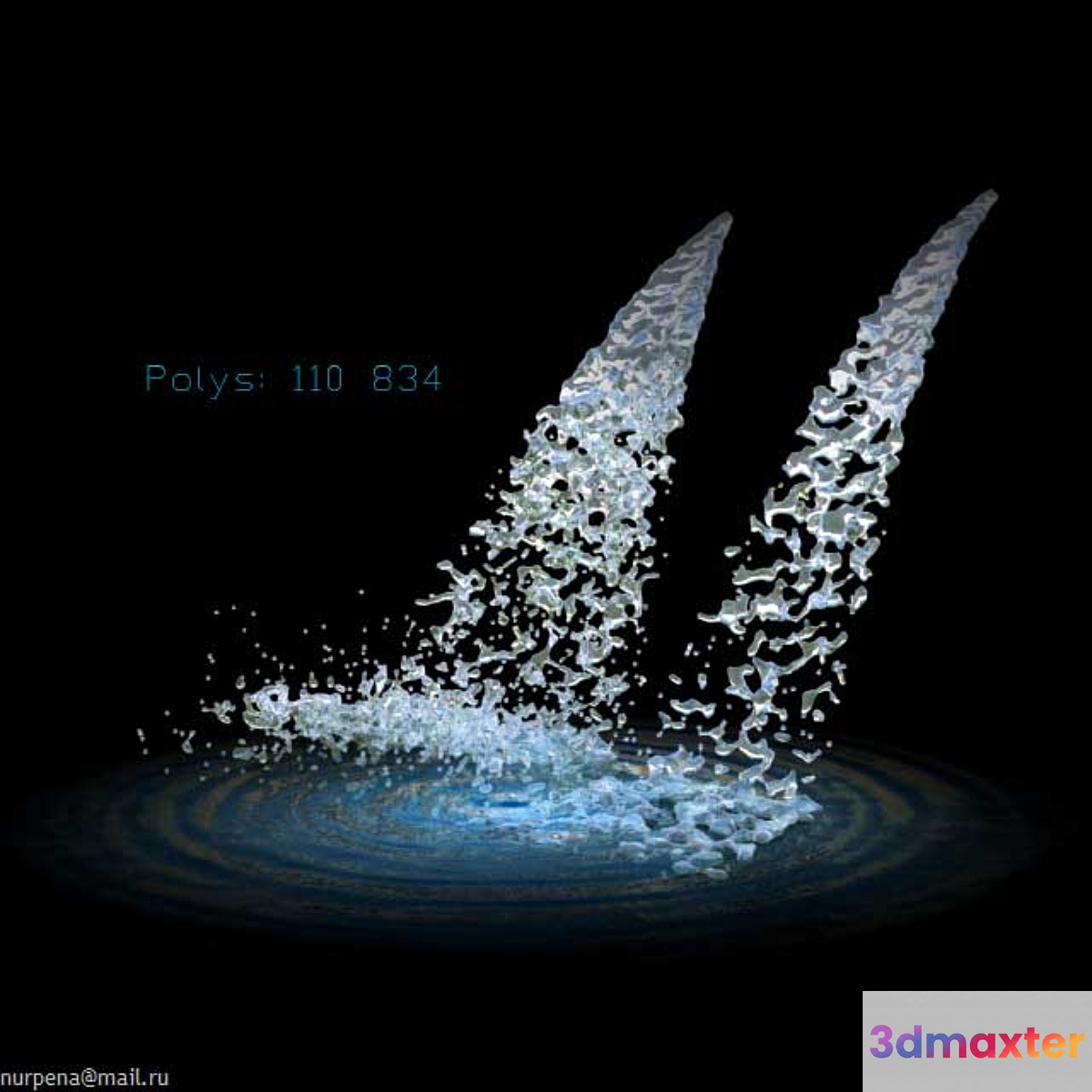 Fountain V1 3D Max