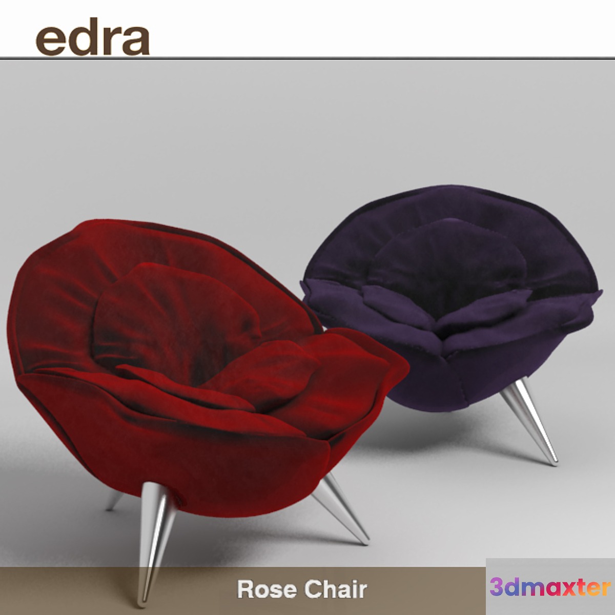 Edra rose chair 3D Max