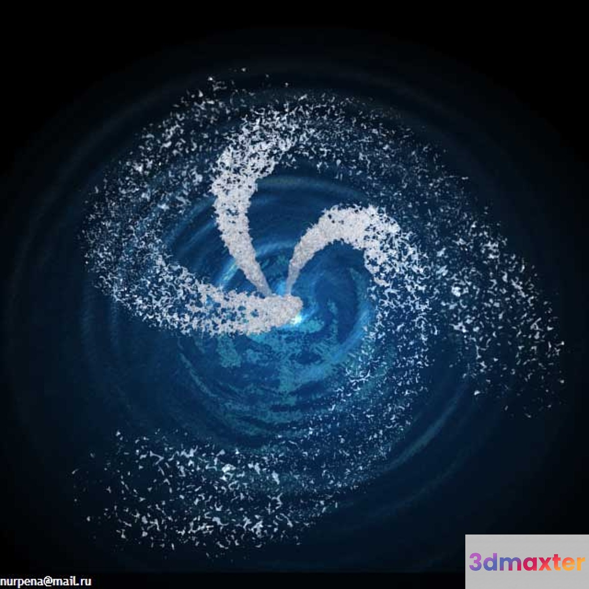 Fountain V5 3D Max