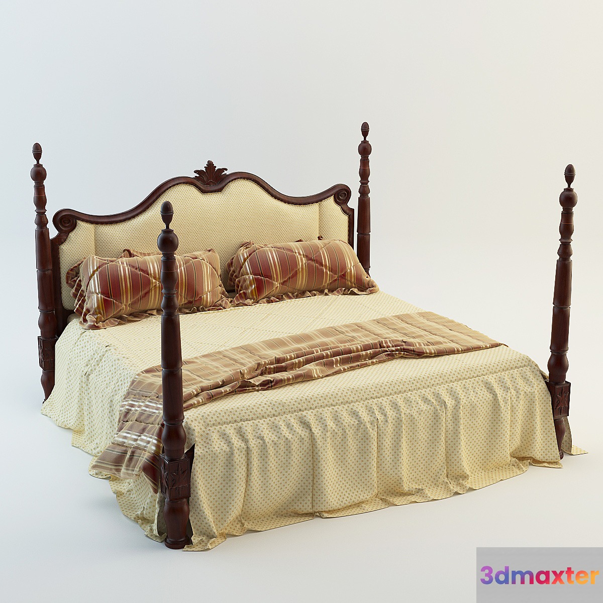 Bed Angelo Cappellini Brahms Set 200_2 3D Max