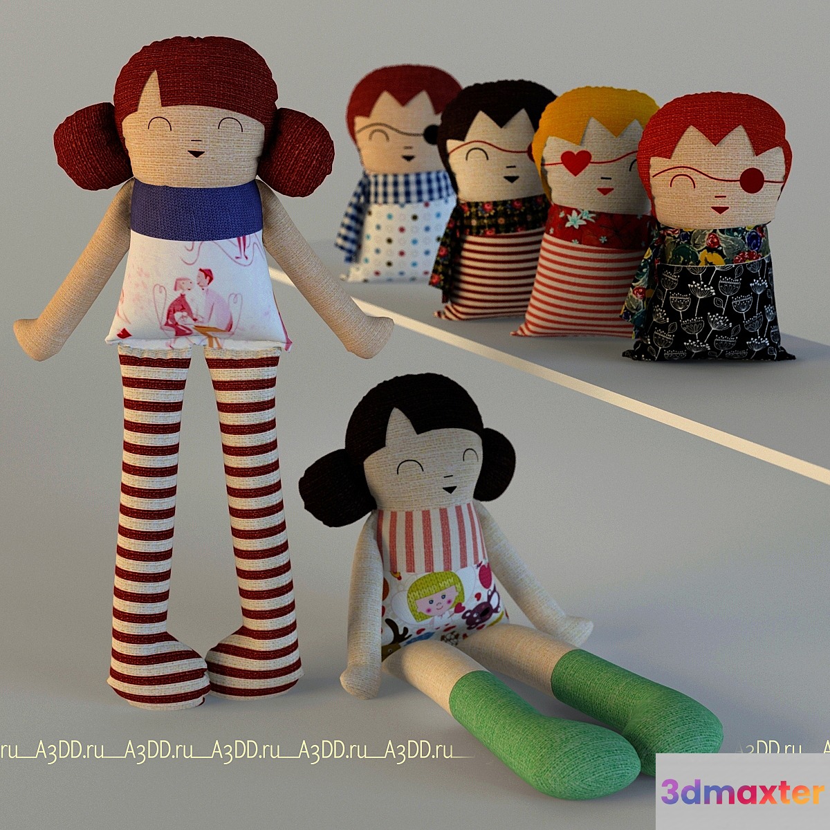 Dolls 3D Max