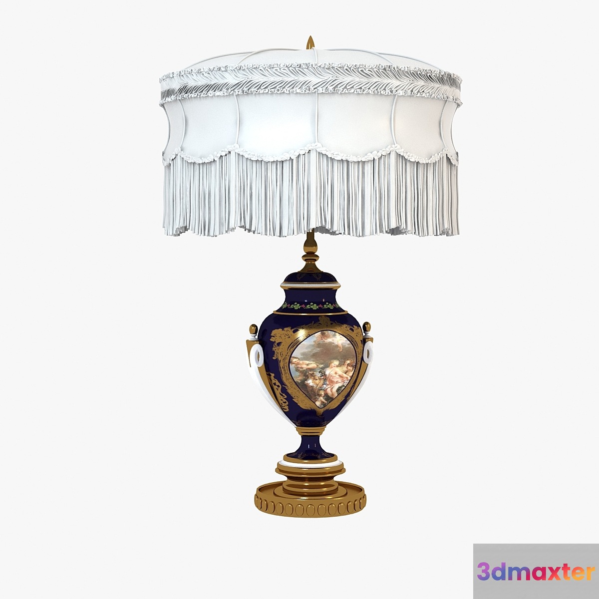 Antique Table Lamp 3D Max