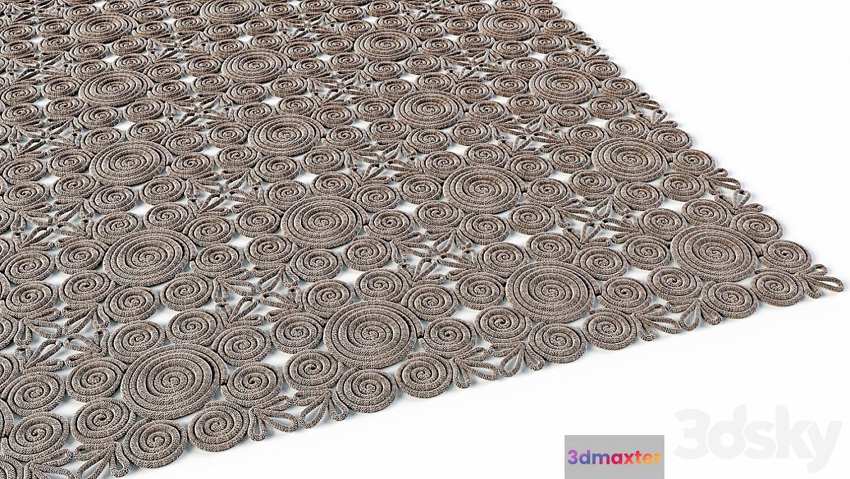 knitted carpet 3D Max