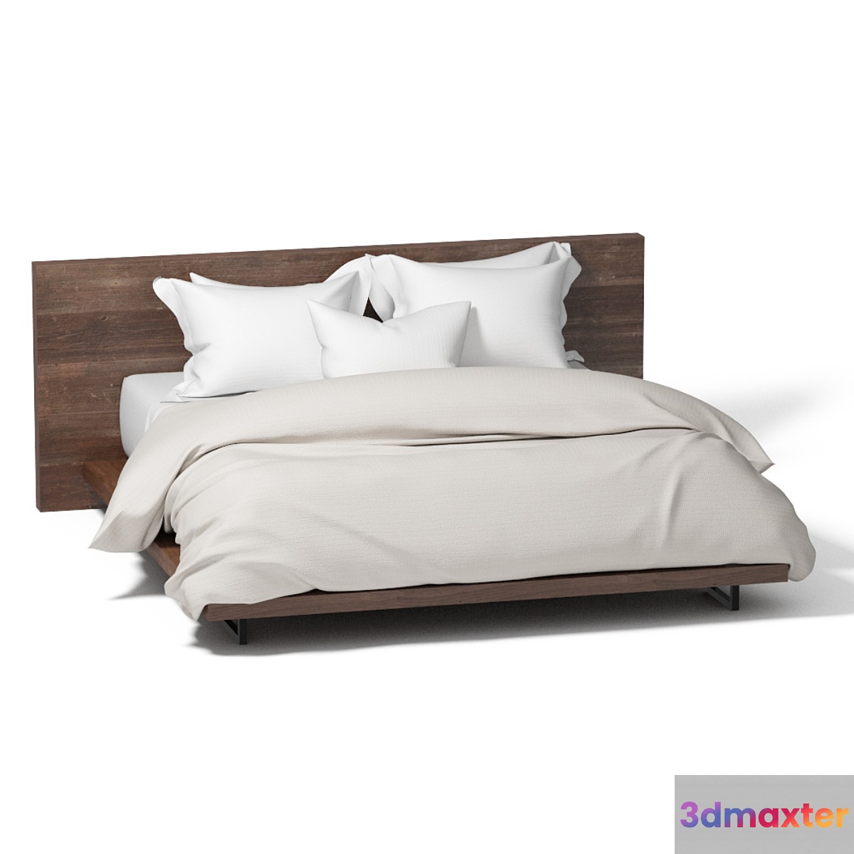 Atwood King Bed 3D Max