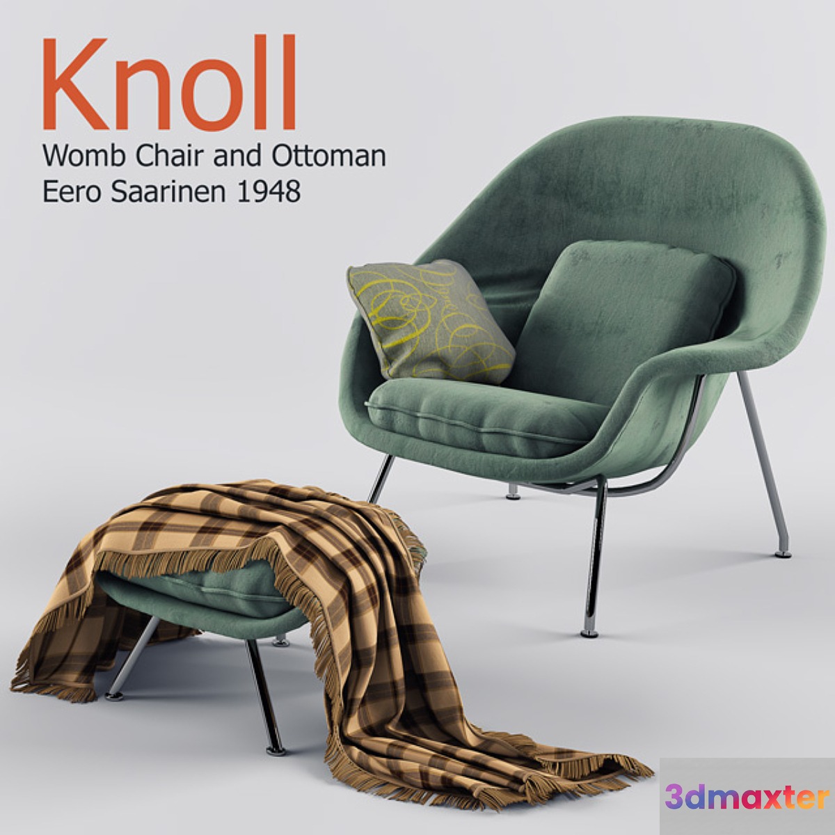 Chair Womb Chair and Ottoman