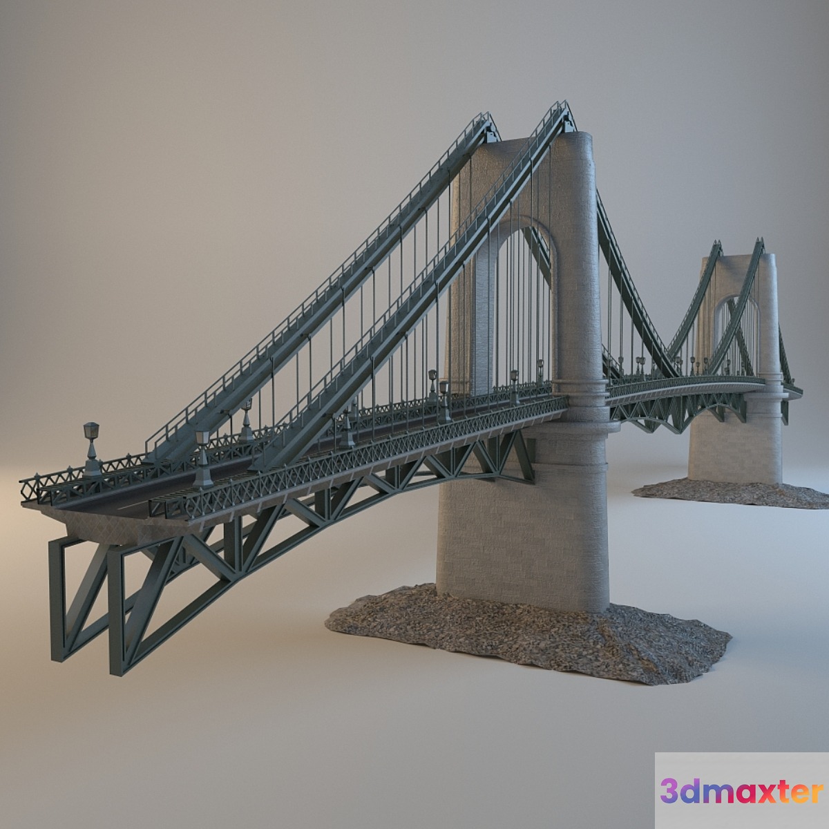 Europe Bridge 3D Max