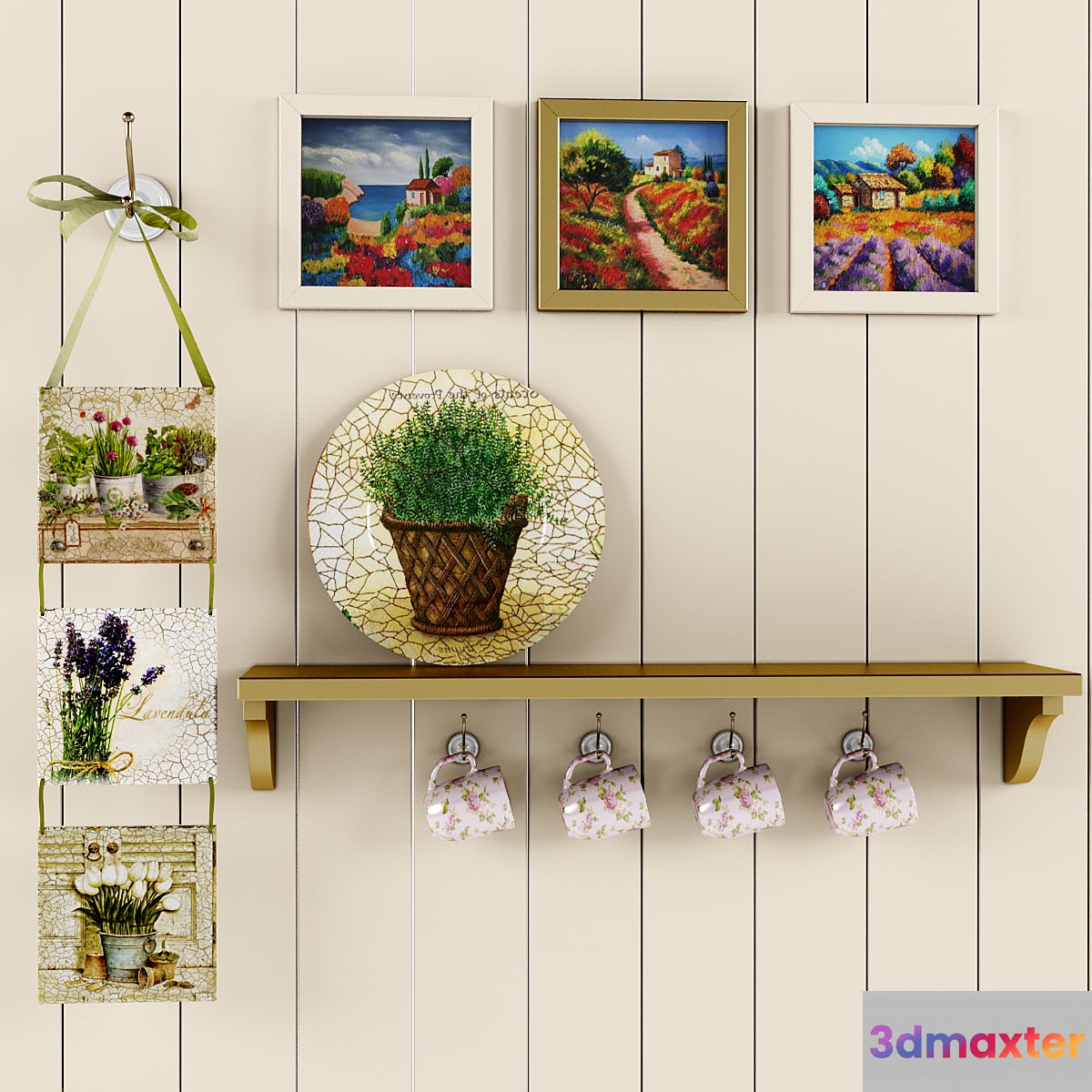 Decorative set - No.32 3D Max