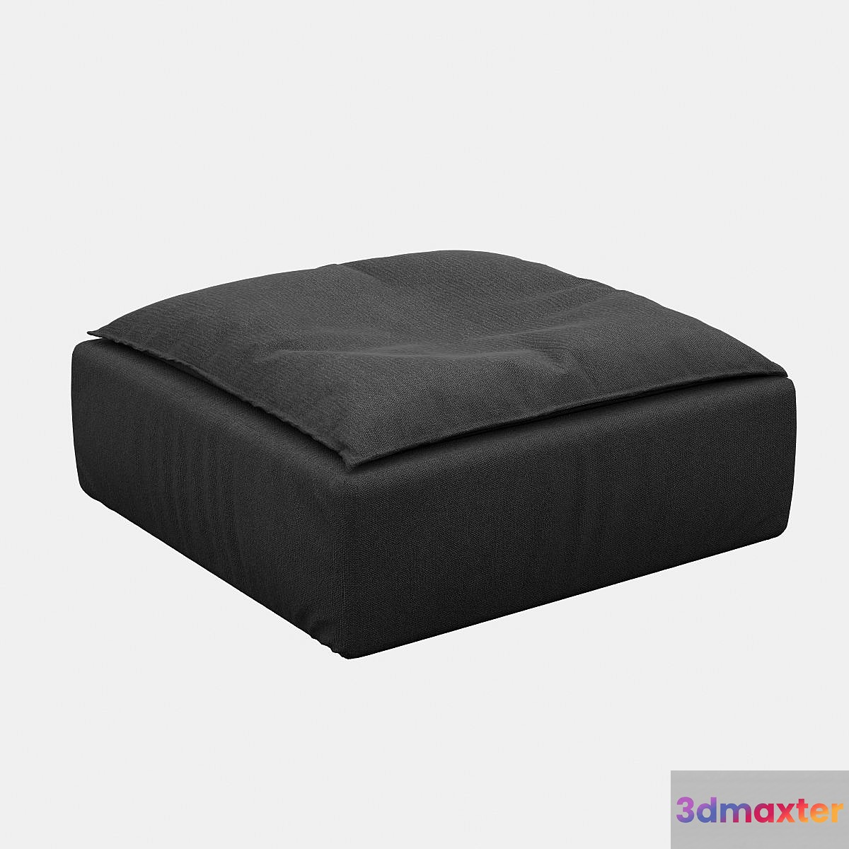 Poof Contemporary ottoman PAPEETE - No.2 3D Max