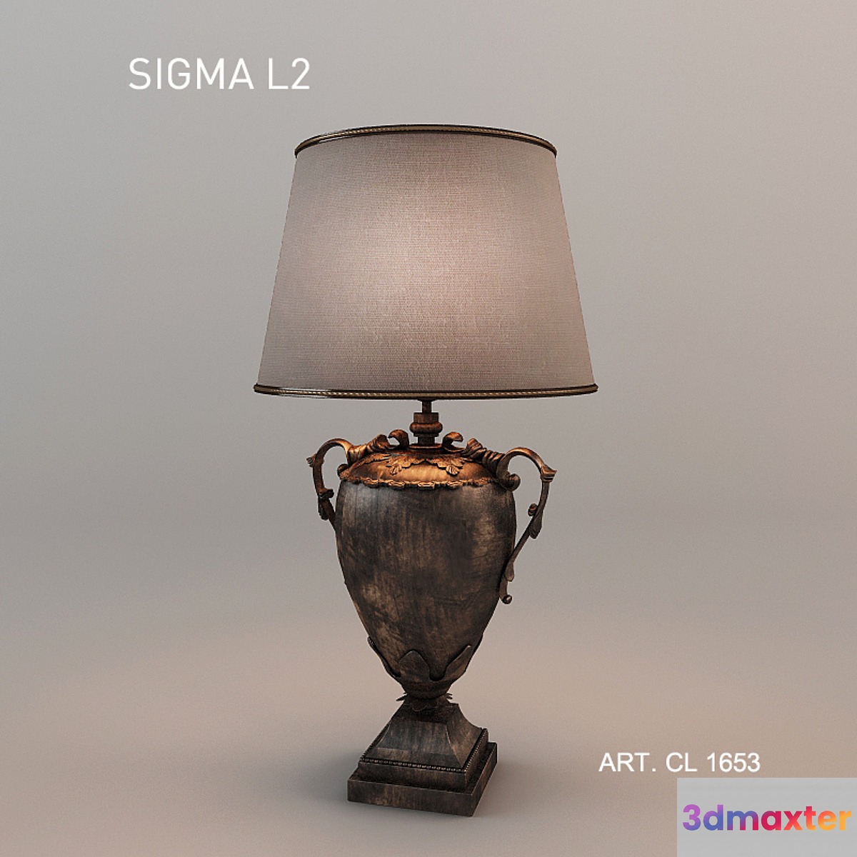 Table lamp Sigma L2 3D Max