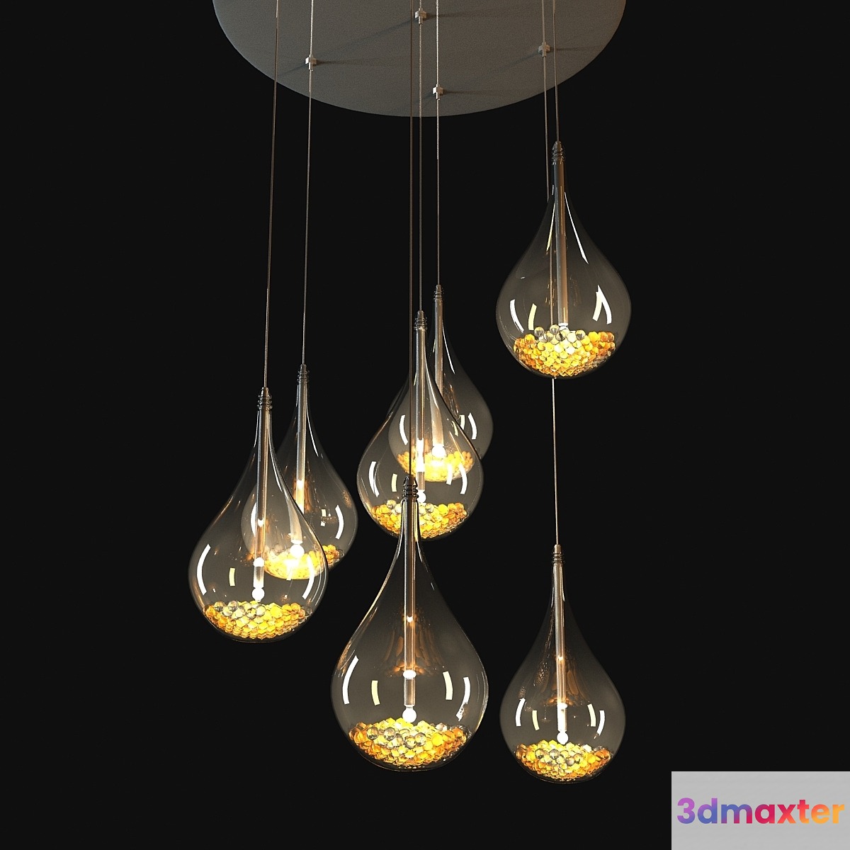 john lewis sebastian 7 light drop ceiling light
