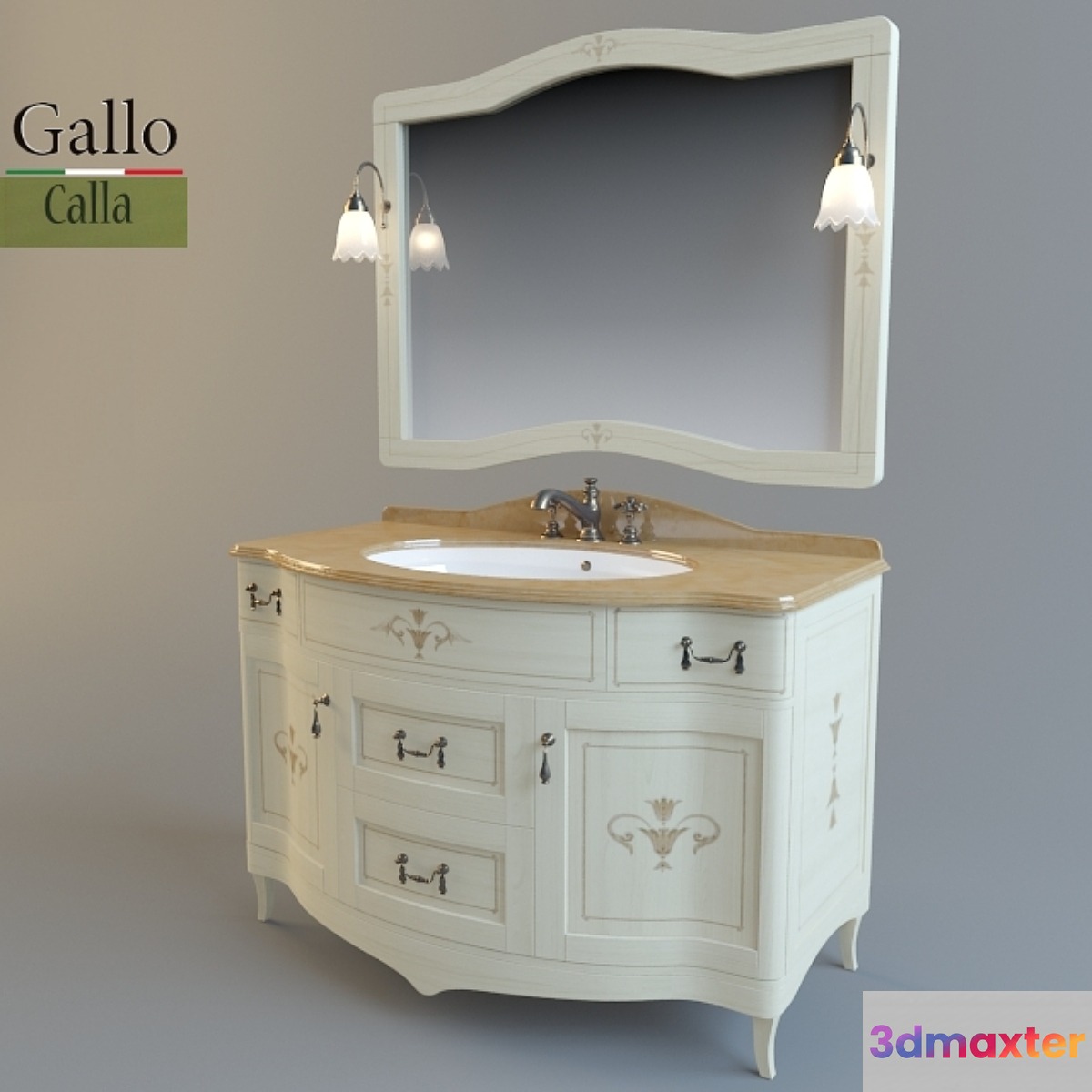 Gallo mobili 3D Max
