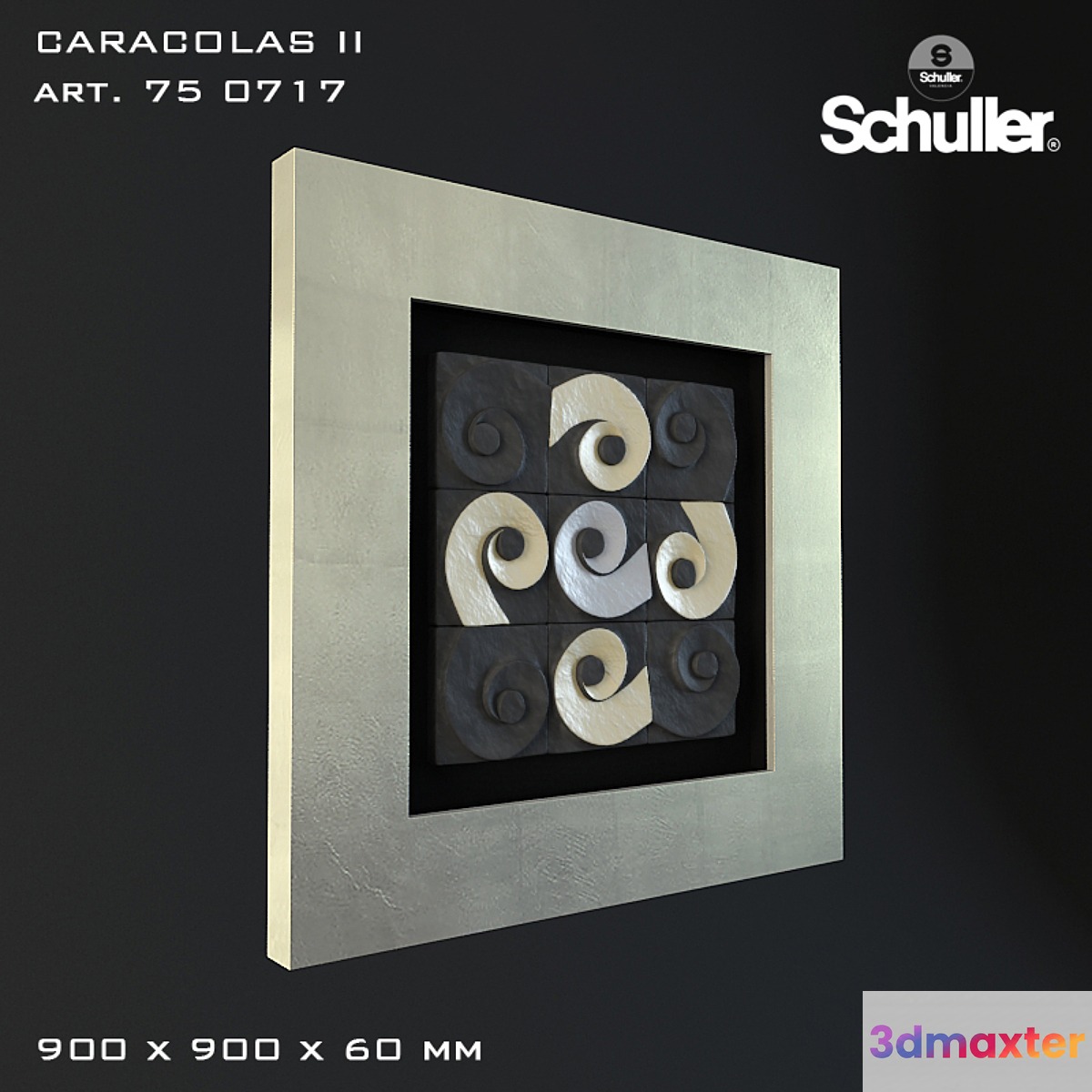 Bas Schuller Caracolas II 75 0717 3D Max