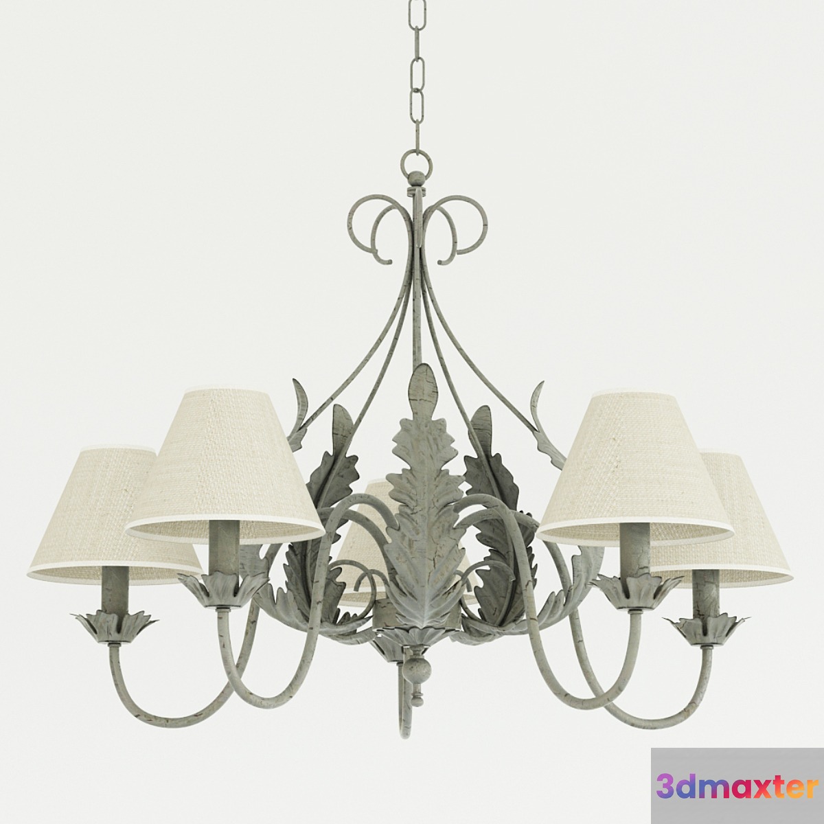 The chandelier in the style of Provence.