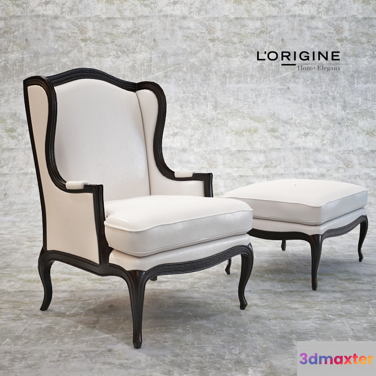 Armchair L'Origine APRL 127 3D Max