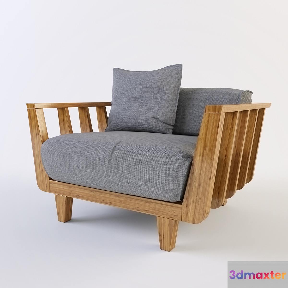 Armchair Gervasoni inOut 905 design Paola Navone 3D Max