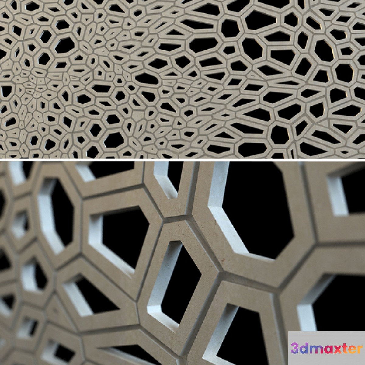 Decorative panel - No.4 3D Max