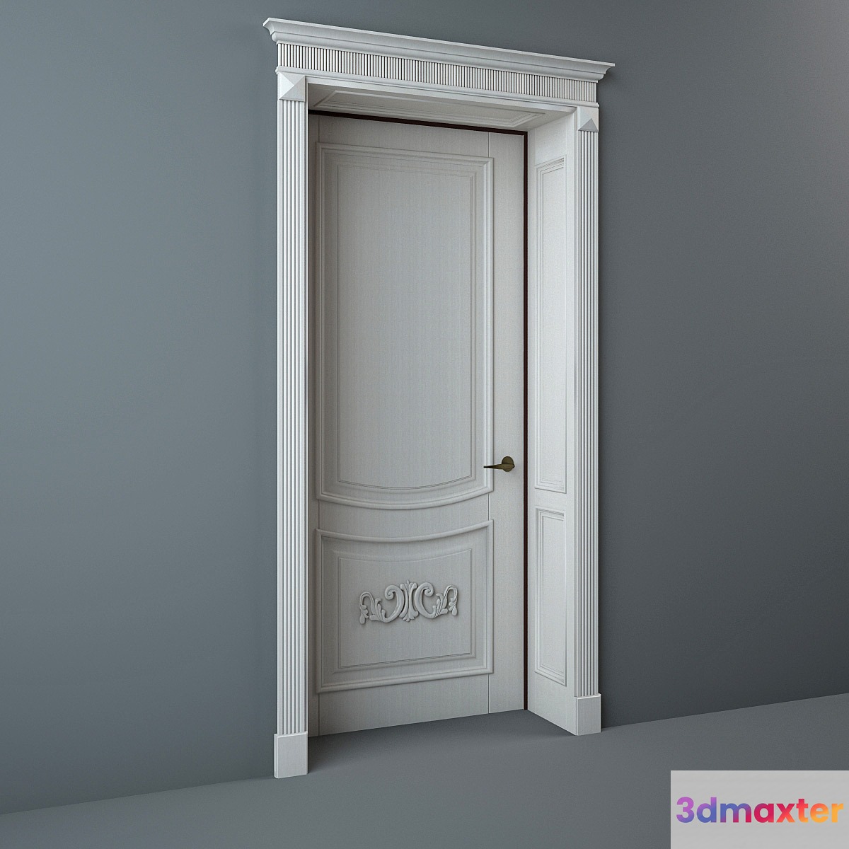 Classical entrance door - No.2 3D Max