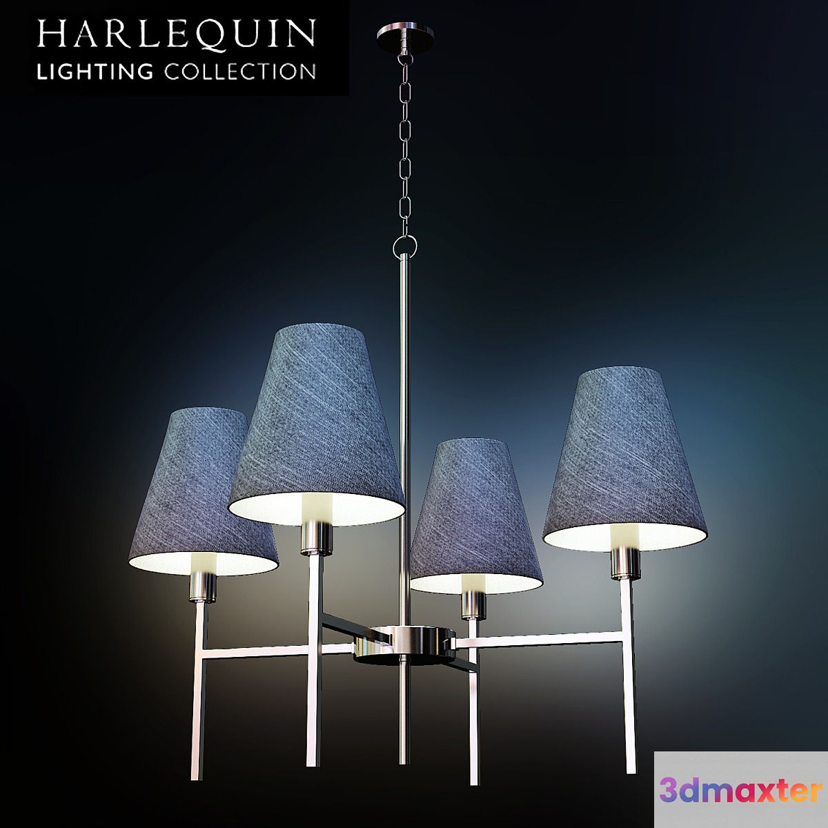 Chandelier _ Harlequin lighting _ Lucerne 4LT