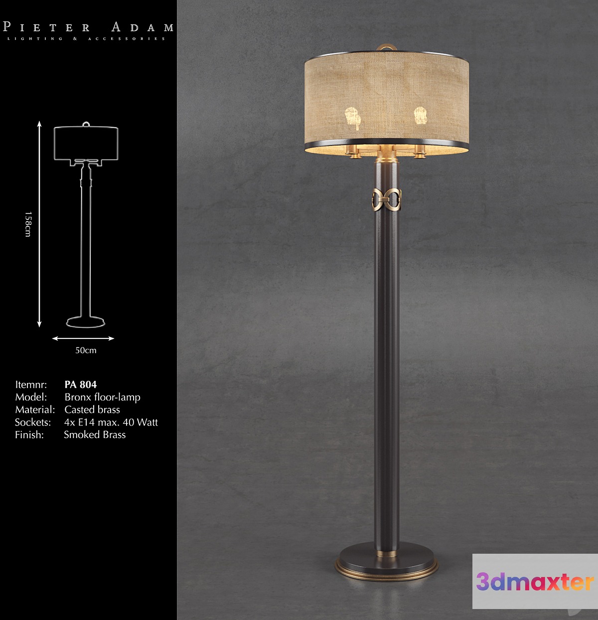 Pieter Adam Bronx Floor-Lamp PA 804 - No.5