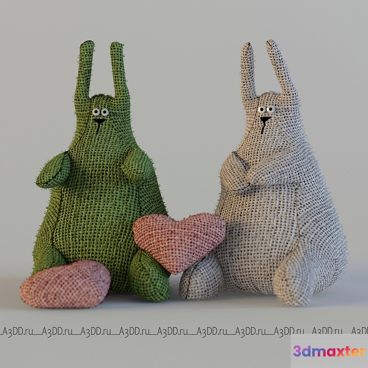 Rabbits 3D Max