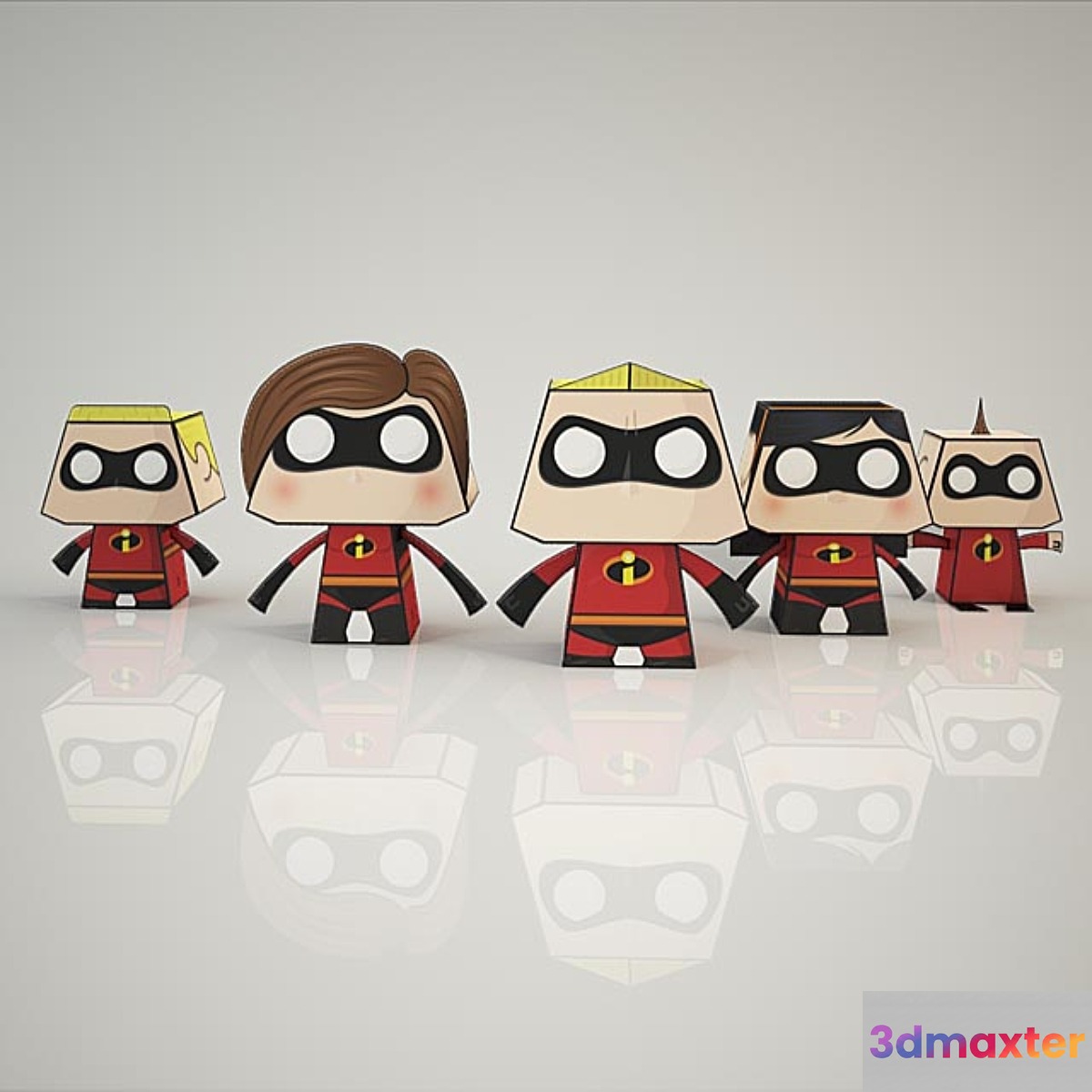 Paperminions - Los Increibles