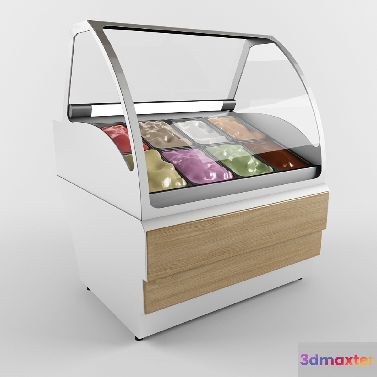 Showcase for ice cream