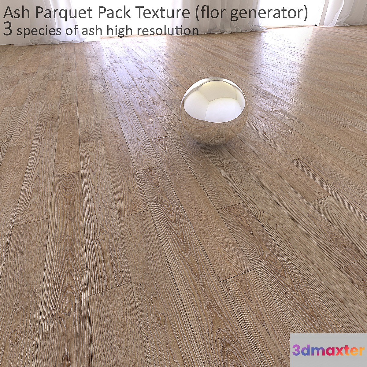 Parquet ash - 3 types (MultiTexture + FloorGenerator)
