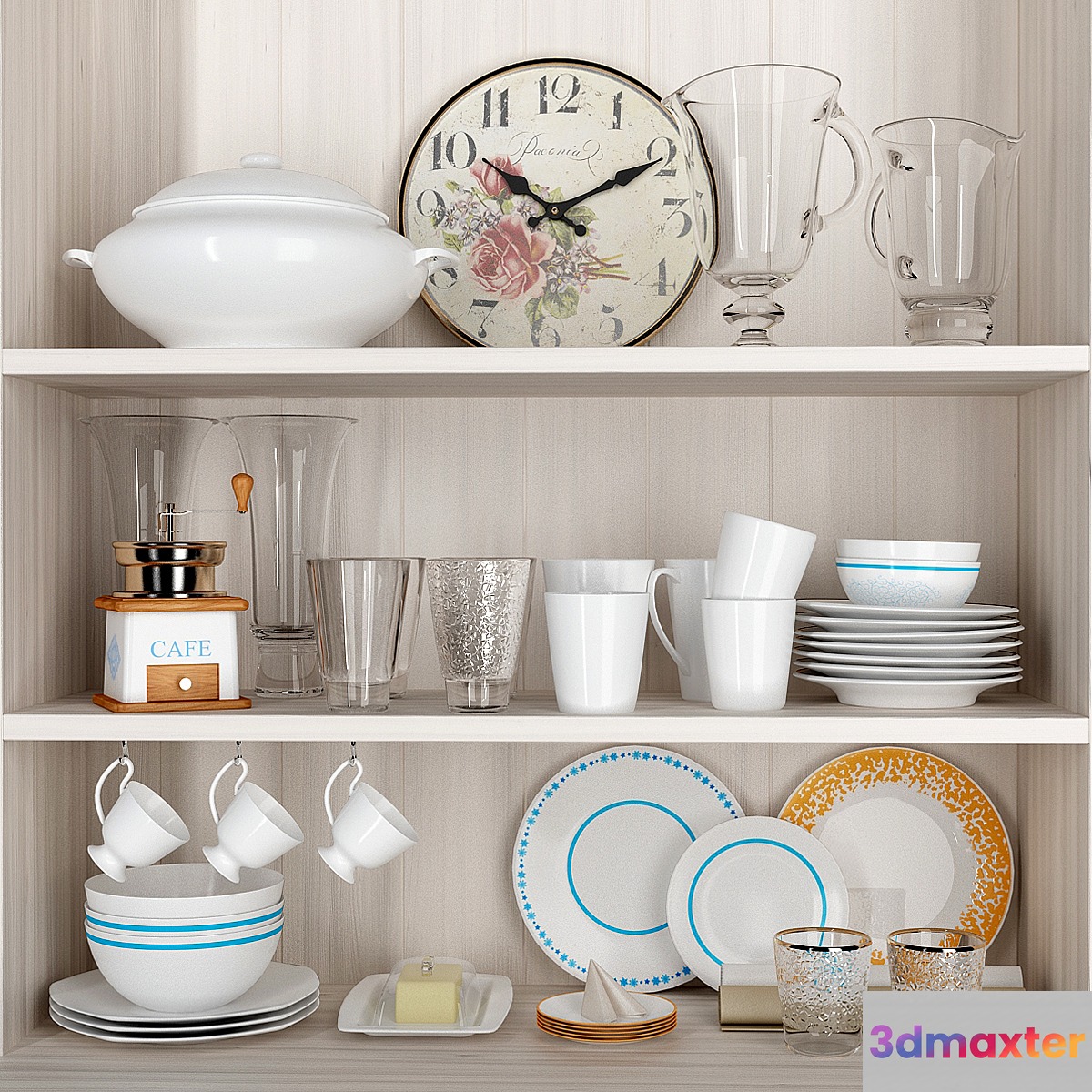Decorative set of Provence 3D Max