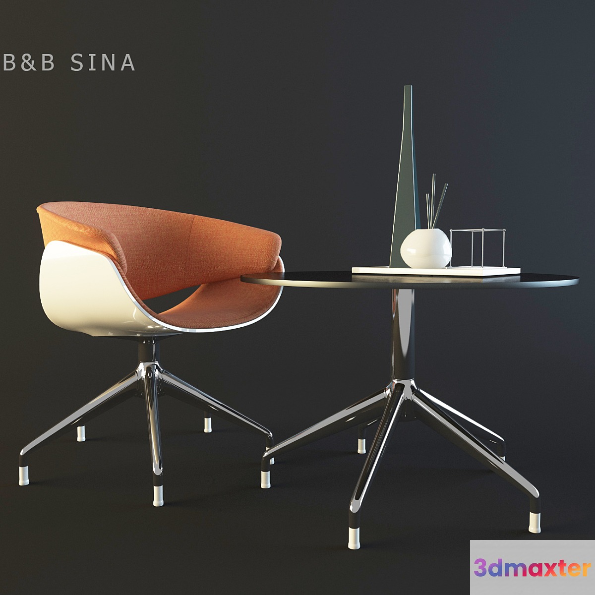 B & B Italia sina ps4 sto805r 3D Max