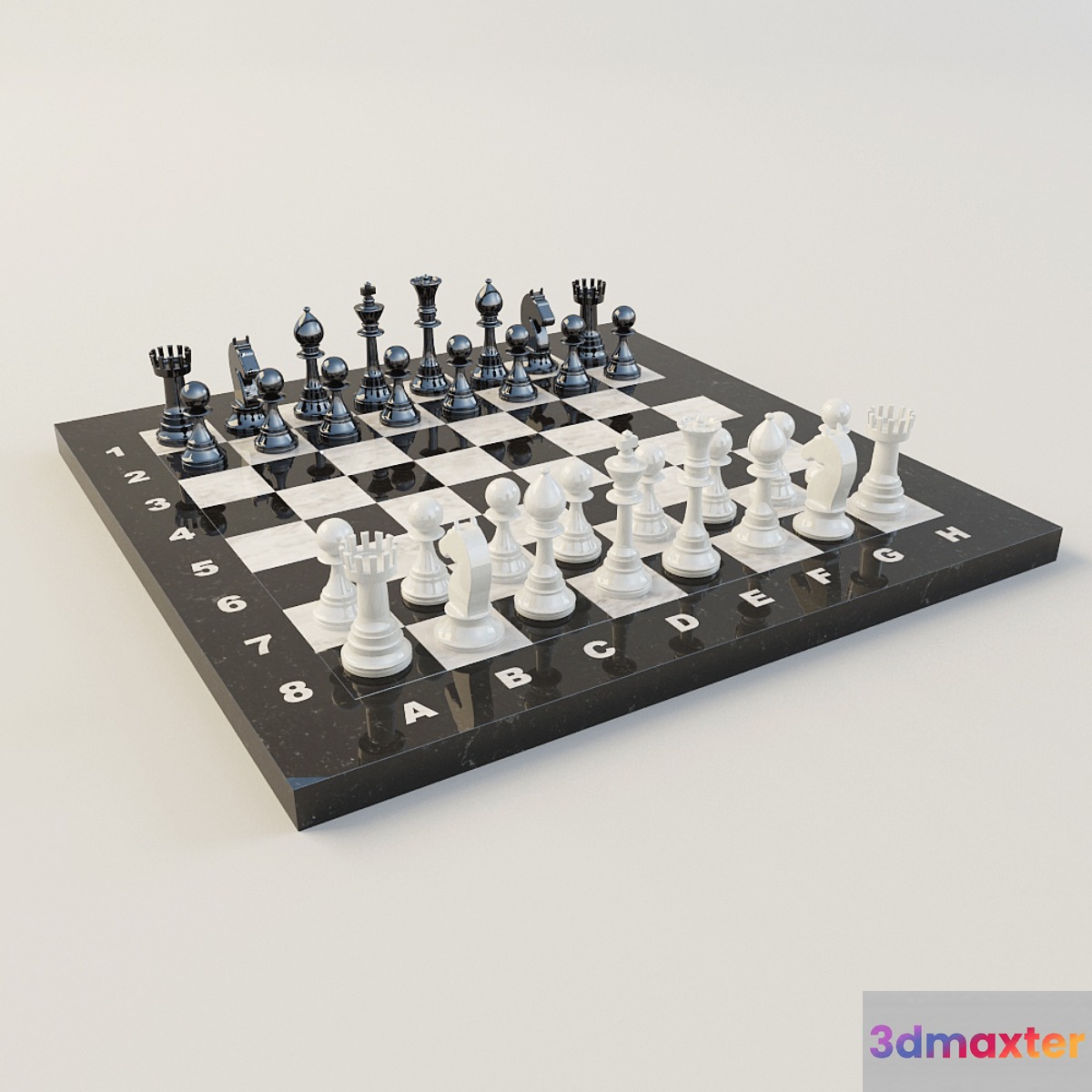 Chess - No.3 3D Max
