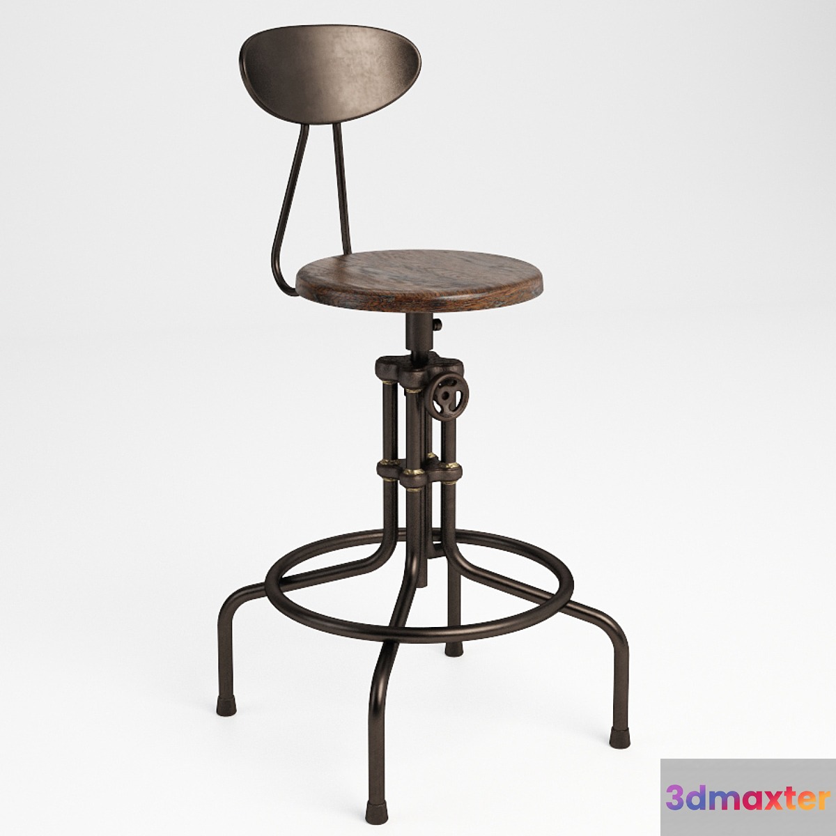 GRAMERCY HOME - ISAAC COUNTER STOOL 445.002A 3D Max