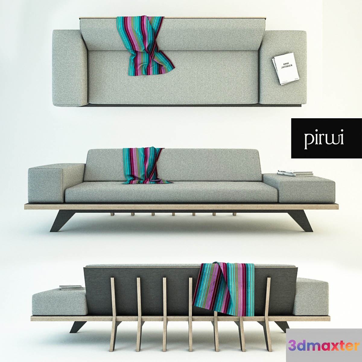 Pirwi SP Sofa 3D Max