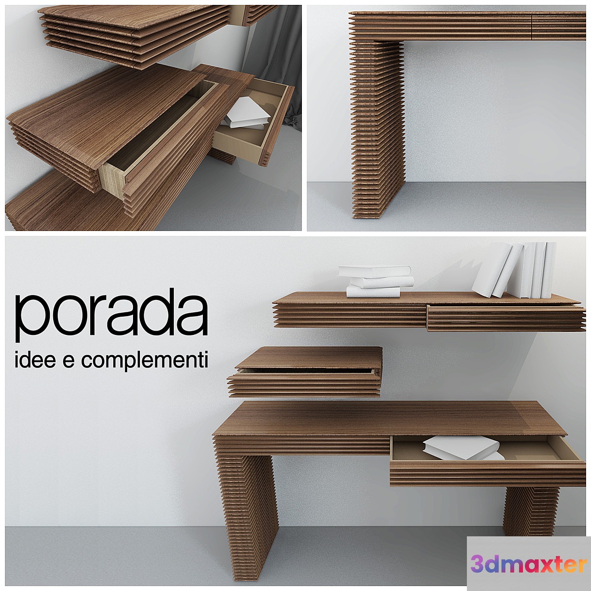 Console Porada Linka 3D Max