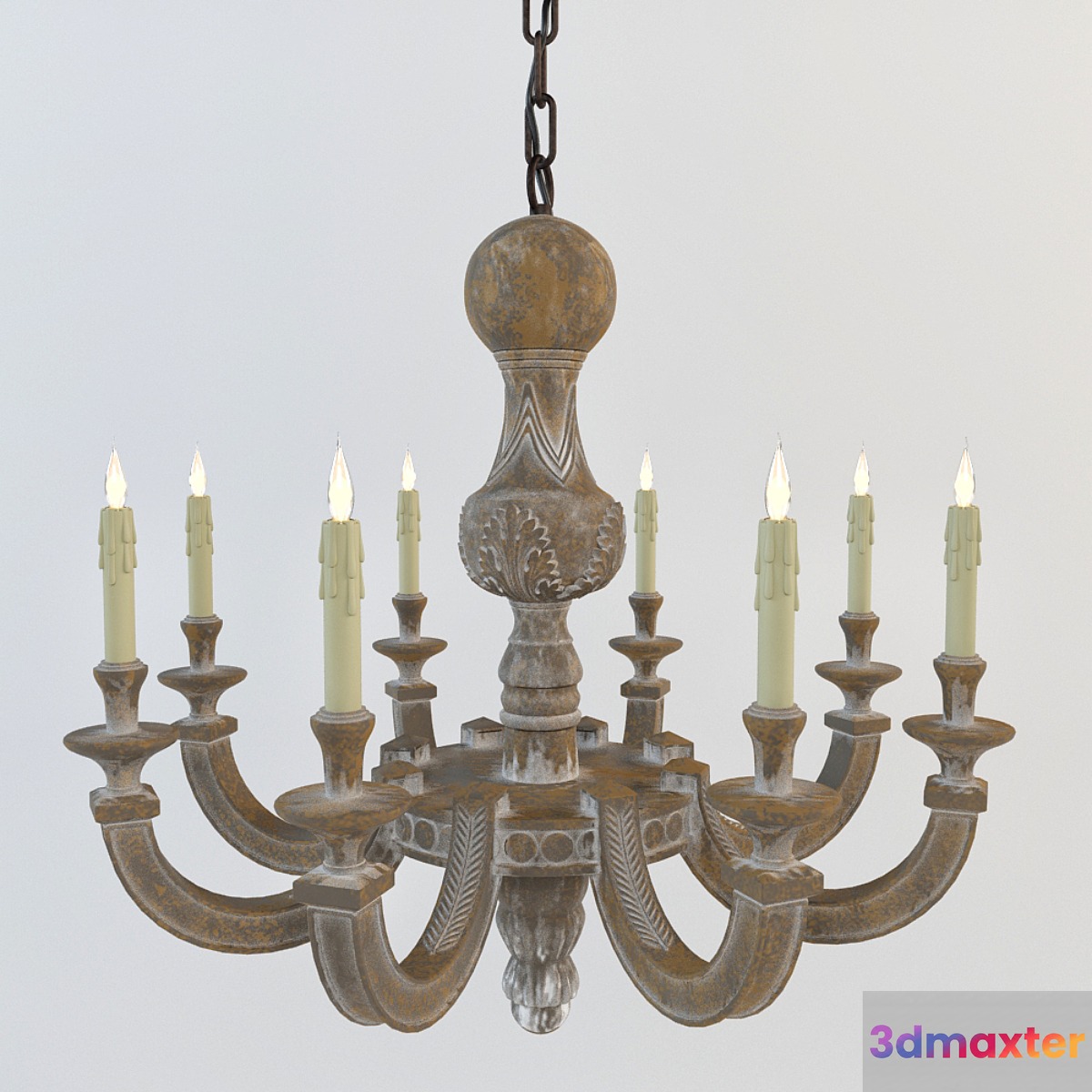 Visual Comfort - Dexter Small Chandelier 3D Max