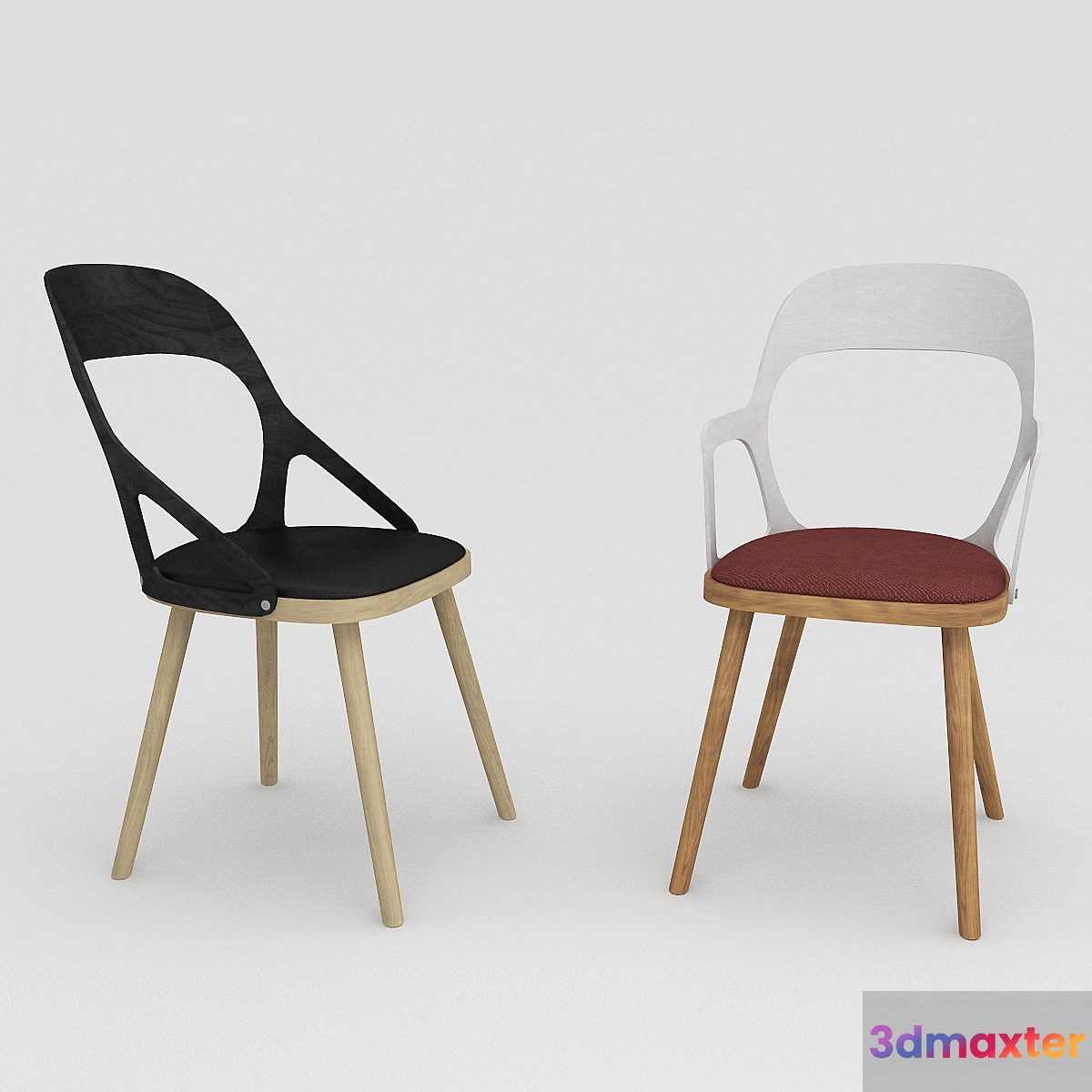 Colibri Hans Chairs 3D Max