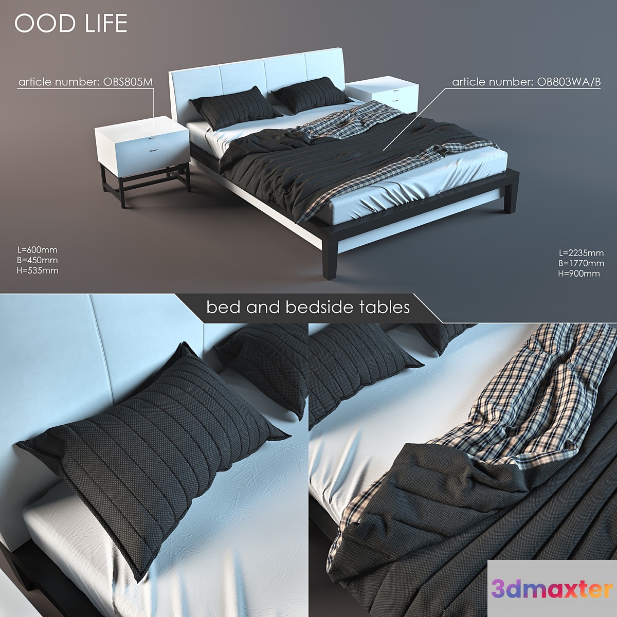 OOD LIFE made in China. 3D Max