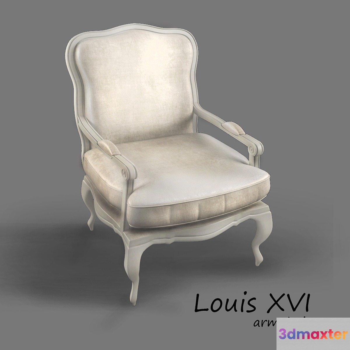 Louis XVI chair 3D Max