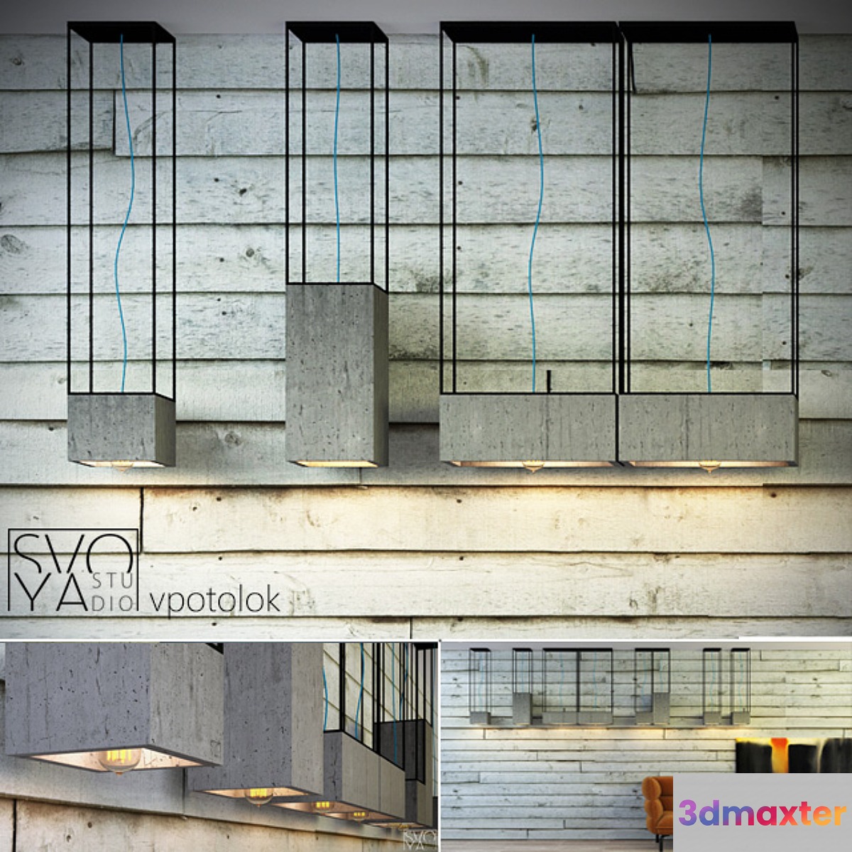 Fixture vpotolok 3D Max
