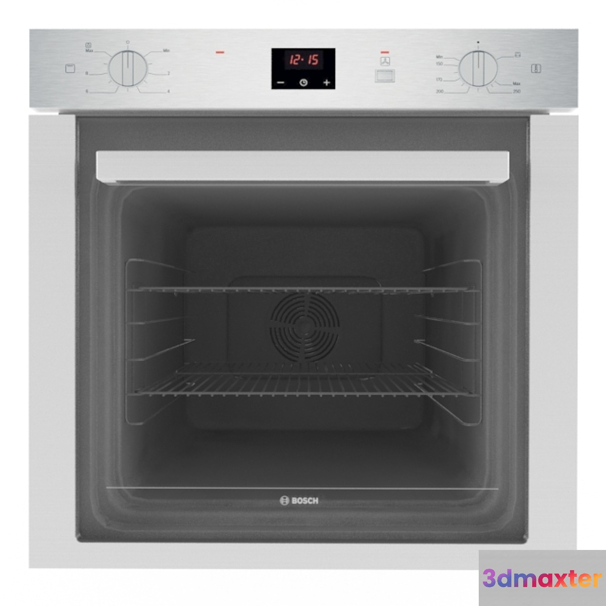 Oven Bosch HGN22F350 3D Max