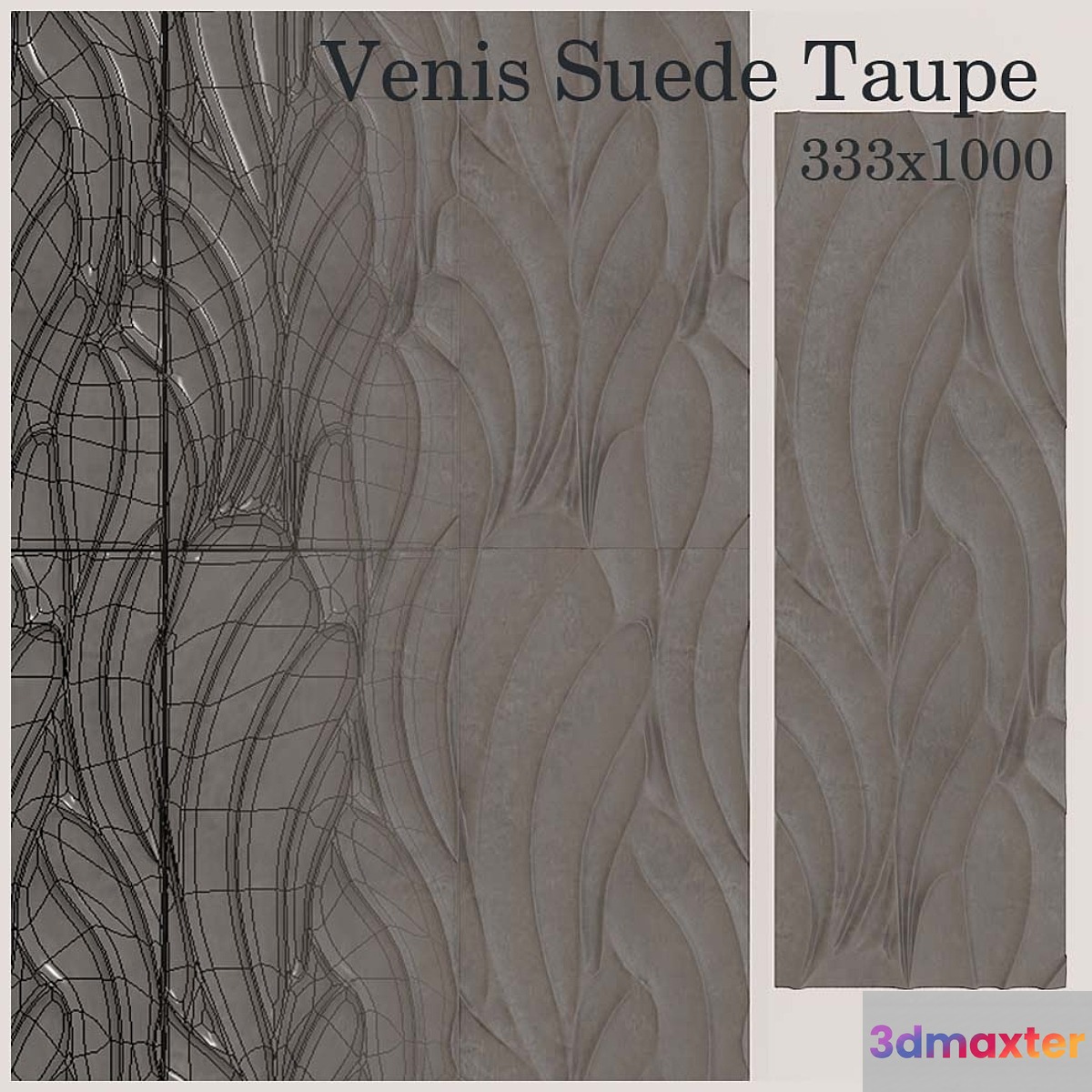 tile Venis Suede Taupe Matt