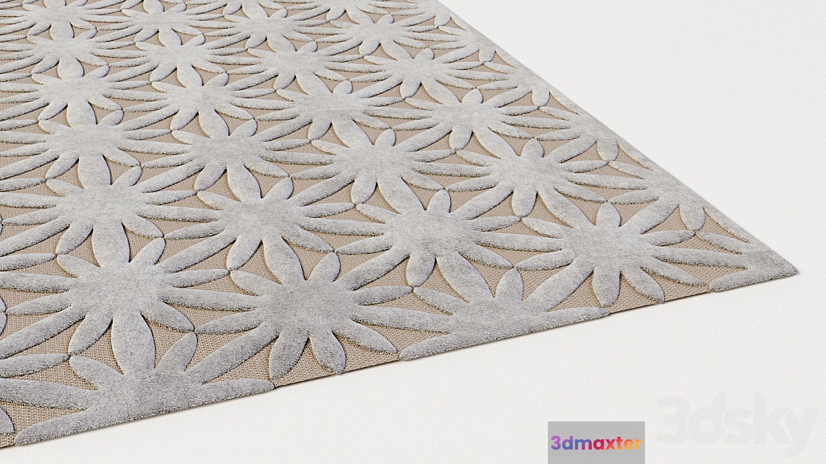 floral carpet-1 3D Max