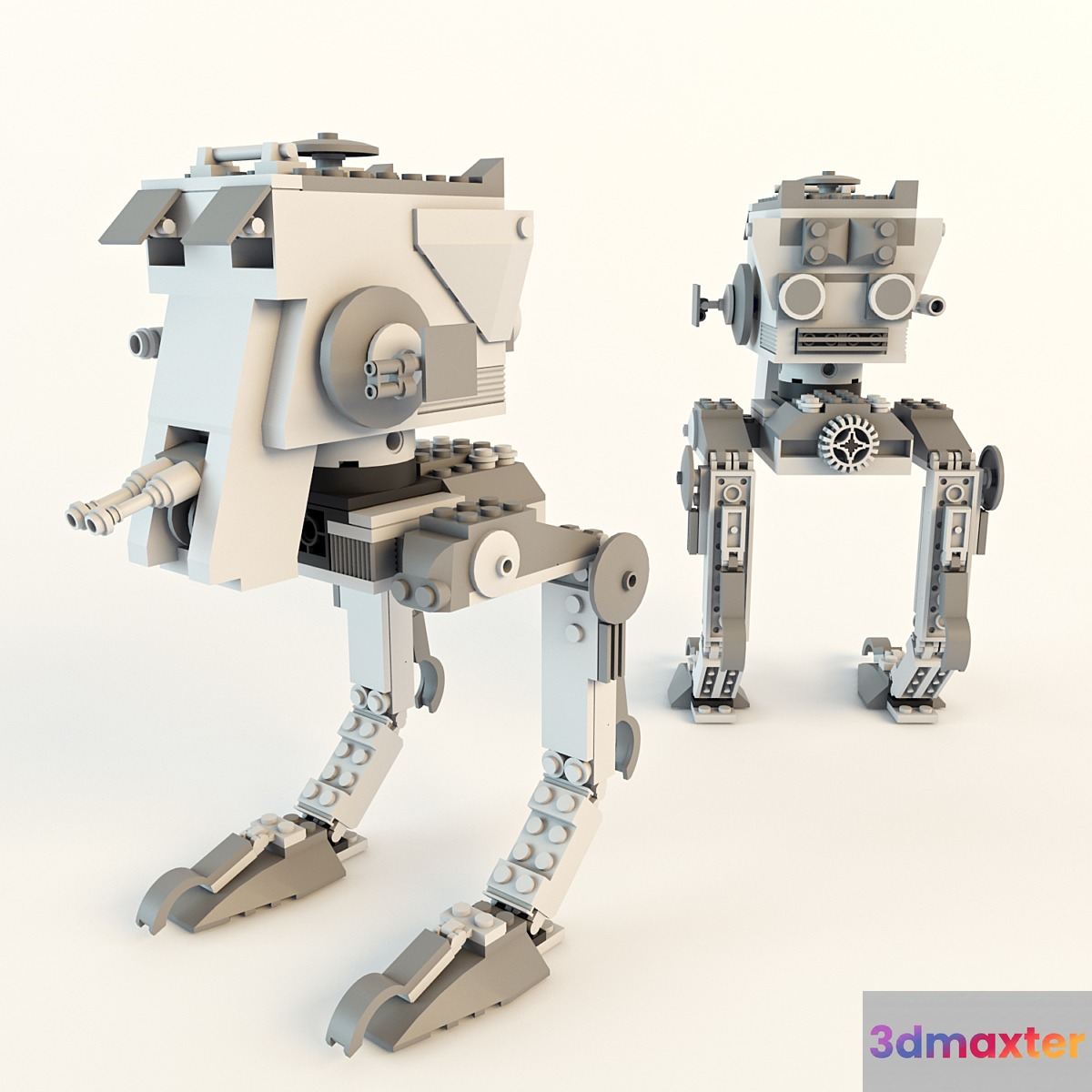 LEGO Star Wars AT-ST 3D Max