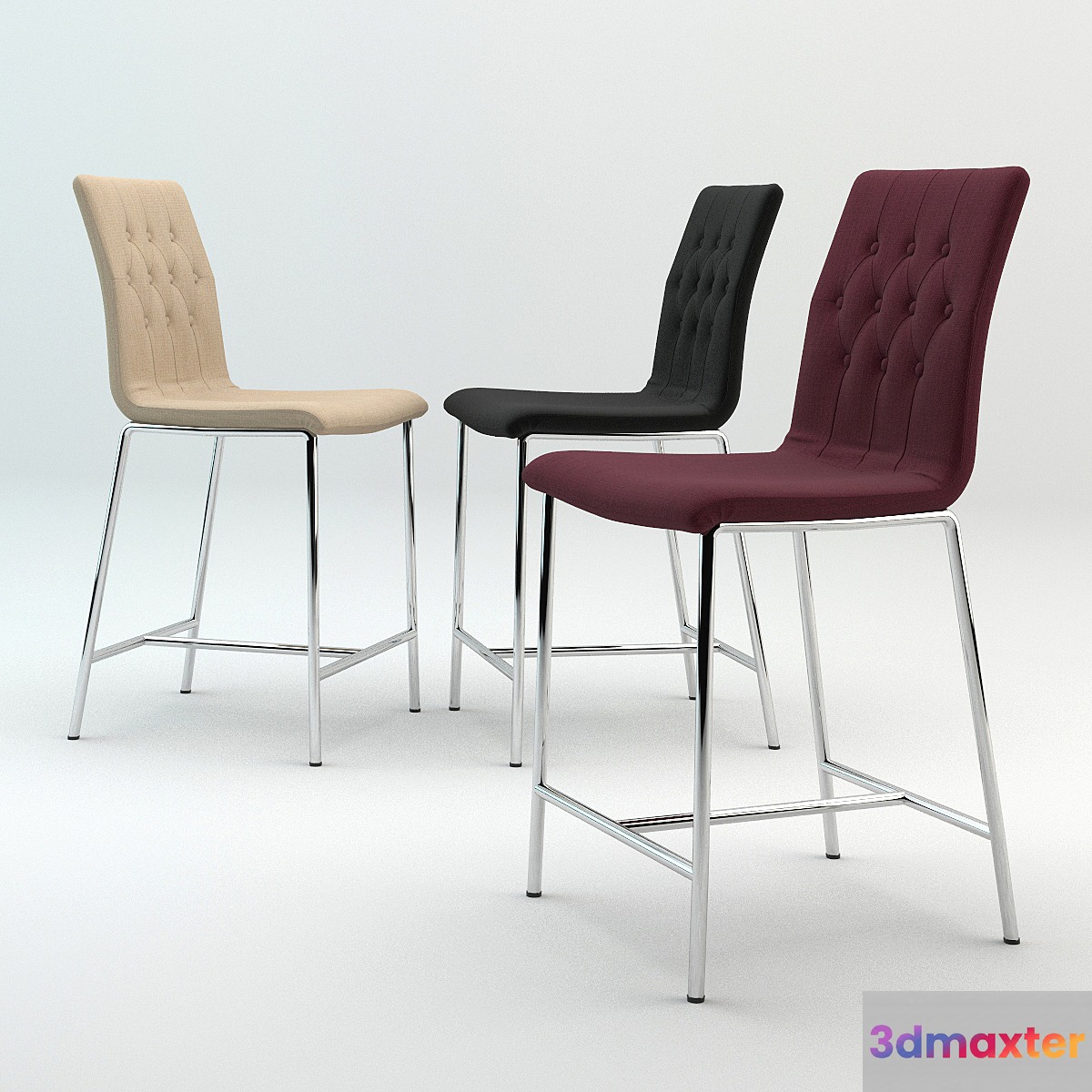 INMOD Bar Chair 3D Max