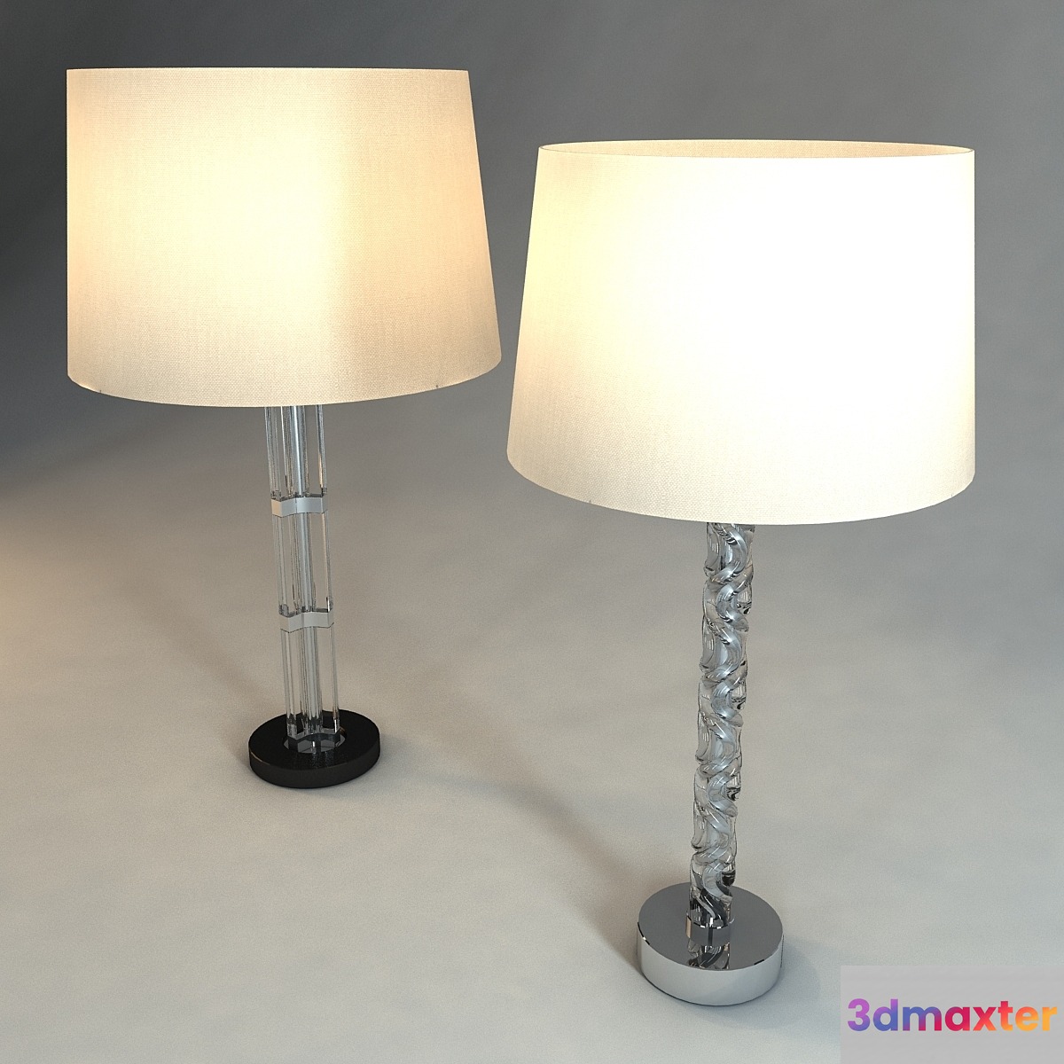 Table lamps Vaughan 3D Max