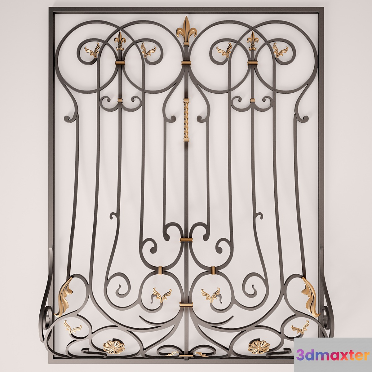 Forged grille - No.2 3D Max